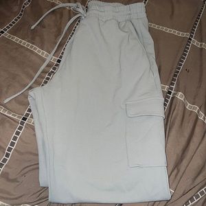 Light blue cargo sweats